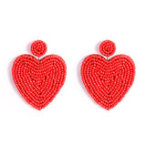 Creative Ethnic Style Stud Earrings Women's Color Love – Stylish Gifts — 8