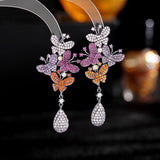 Zircon Inlaid French Vintage Court Style Butterfly – Stylish Gifts — 1