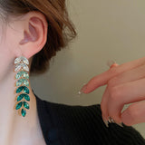 Gradient Color Tassel Wheat Long Earrings Women – Gifts for Her — 9