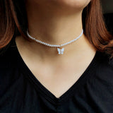 Elegant White Pearl Choker Necklace Small Round – Jewelry Gift Ideas — 2