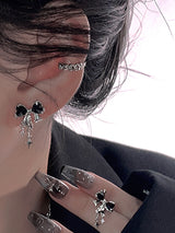 Female Special-interest Design Asterism Bow Stud – Gifts for Her — 7