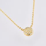 Classic Pebble Round Pendant Necklace In Sterling – Jewelry Gift Ideas — 2