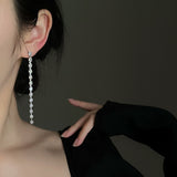 Women's Long Tassel Mosquito Disc Earrings – Gifts for Her — 1