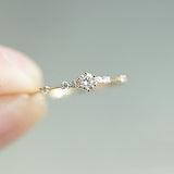 S925 Sterling Silver Minimalist Zircon Combination Ring – Useful Gifts — 4