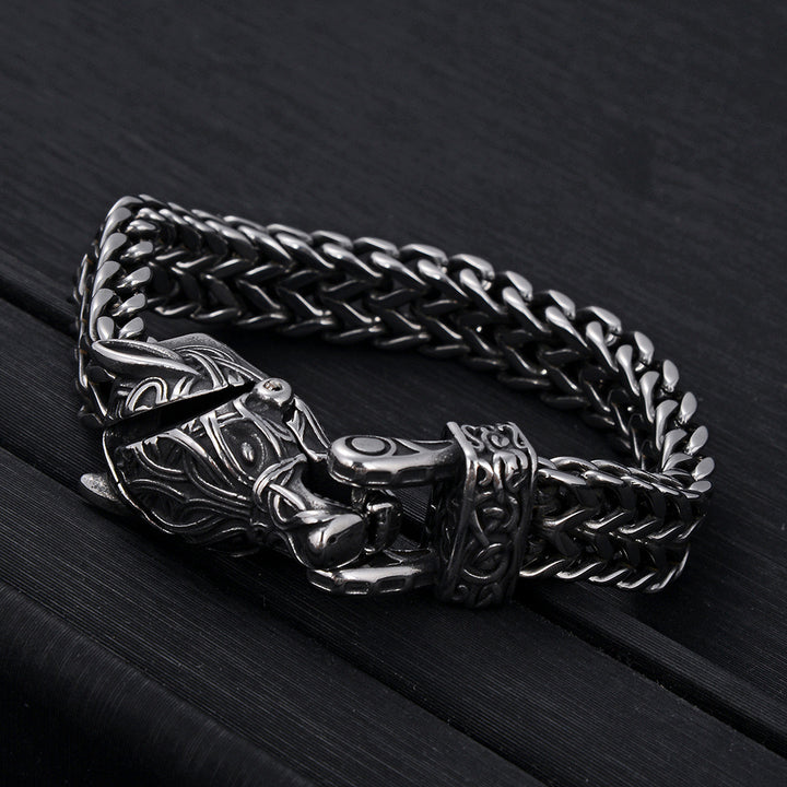 Men's Fashion Stainless Steel Thick Chain Bracelet – Stylish Gifts — 1