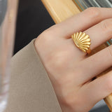 Ocean Style Personalized Scallop Ring Niche Creative – Stylish Gifts — 3