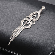 European And American Luxury Full Diamond Long Tassel – Stylish Gifts — 5