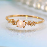 Women's Natural Blue Moonstone Ring – Gifts for Her — 1