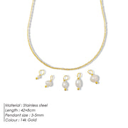 Baroque Shaped Freshwater Pearl Necklace – Jewelry Gift Ideas — 12