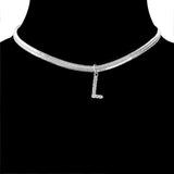 Ins Zircon Necklace Simple Snake Bone Chain Hip – Jewelry Gift Ideas — 4