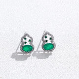 Women's Short Pear Frosted Bead Earrings – Gifts for Her — 2