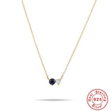 Sterling Silver Round Stone Classic Pendant Mix – Jewelry Gift Ideas — 7
