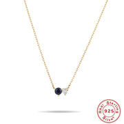 Sterling Silver Round Stone Classic Pendant Mix – Jewelry Gift Ideas — 7
