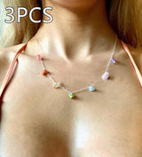 Seven Color Chakra Natural Crystal Necklace – Jewelry Gift Ideas — 5