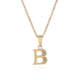 Diamond Necklace With English Letters – Jewelry Gift Ideas — 9