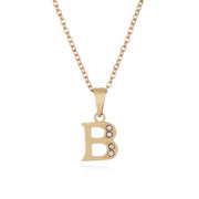 Diamond Necklace With English Letters – Jewelry Gift Ideas — 9