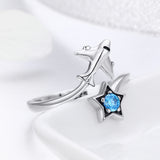 Korean Style Sterling Silver Airplane Ring – Stylish Gifts — 4