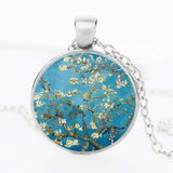 The Kiss Starry Night Sunflower Glass Necklace – Jewelry Gift Ideas — 5