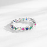 Silver Colors Zircon Ring For Women – Gifts for Her — 1