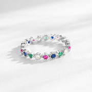 Silver Colors Zircon Ring For Women – Gifts for Her — 1