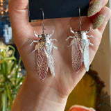 Gothic Alloy Cicada Insect Earrings European – Jewelry Gift Ideas — 1
