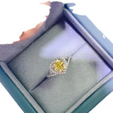 Yellow Moissanite Heart-shaped Color Yellow – Jewelry Gift Ideas — 2