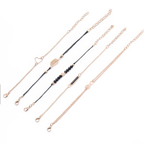 Creative Hollow Leaf Combination Bracelet – Jewelry Gift Ideas — 2