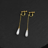 925 Sterling Silver Opal Drop Earrings – Stylish Gifts — 6