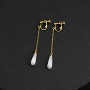 925 Sterling Silver Opal Drop Earrings – Stylish Gifts — 6