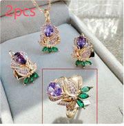 Rose Gold Jewelry Suit Color Retaining Ring – Jewelry Gift Ideas — 4