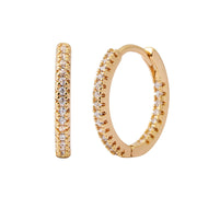 Circle Female Earrings Ear Clip Multicolor Zircon – Gifts for Her — 8