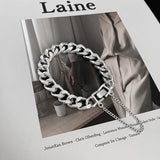 Alloy Personality Hip Hop Bracelet Stainless – Jewelry Gift Ideas — 1
