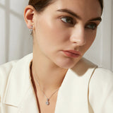 Mosang Necklace S925 Silver Pendant Female – Jewelry Gift Ideas — 8