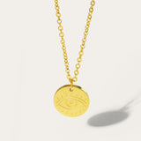 Devil's Eye Titanium Steel Necklace 14K Gold – Jewelry Gift Ideas — 8