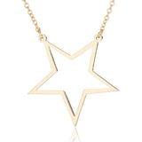 Geometric Minimalist Star Love Pendant Necklace – Jewelry Gift Ideas — 3