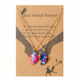 Butterfly Necklace Colorful Dripping Oil – Jewelry Gift Ideas — 4
