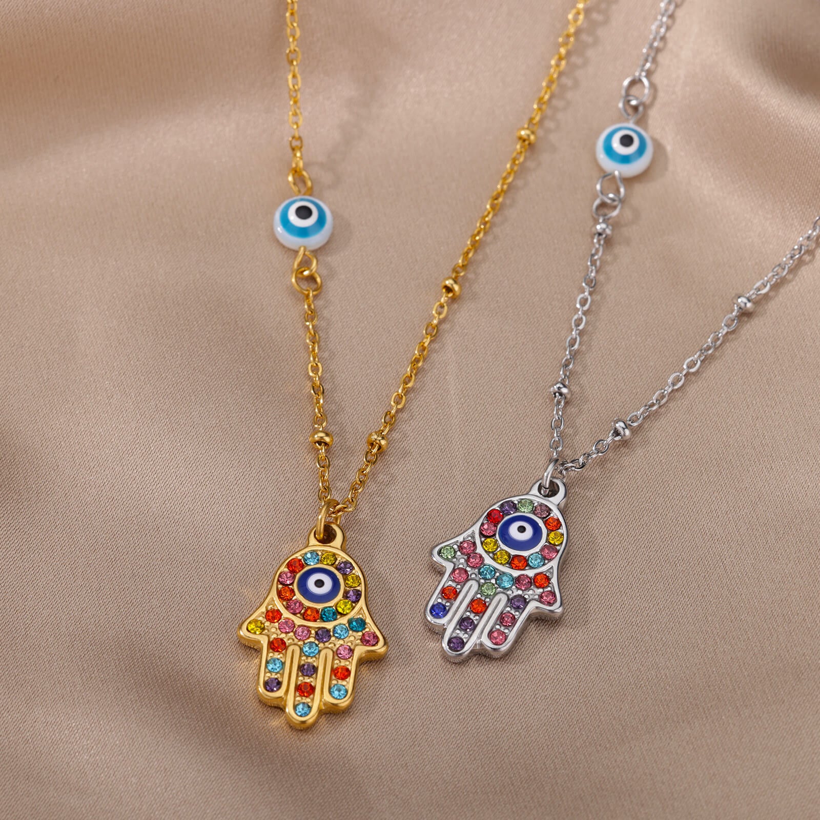 Fashionable Zircon Pendant Fatima Palm – Jewelry Gift Ideas — 1