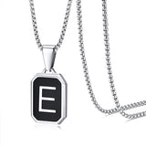 Stainless Steel 26 English Fashion Black Necklace – Jewelry Gift Ideas — 7