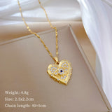 Love Eyes Full Diamond Light Luxury Temperament – Jewelry Gift Ideas — 4