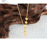 Natural XINGX-shaped Tassel Temperamental Pendant – Jewelry Gift Ideas — 9