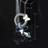 Austrian Crystal Butterfly Pendant Necklace – Jewelry Gift Ideas — 5