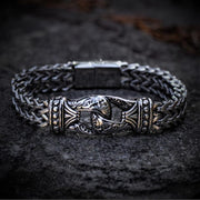 Men's Vintage Engraving Titanium Steel Bracelet – Jewelry Gift Ideas — 8