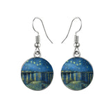 Van Gogh Starry Night Sunflowers The Kiss Oil – Jewelry Gift Ideas — 4