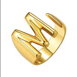 Women's Personality Fashion 26 English Letters Ring – Stylish Gifts — 8