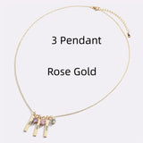 Personalized Mini Bar Birthday Stone Necklace – Jewelry Gift Ideas — 3