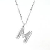 Fashion Letter Necklace Female Stainless Steel – Jewelry Gift Ideas — 10
