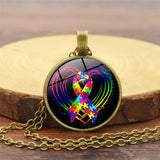 Time Gemstone Necklace Crystal Pendant Vintage – Jewelry Gift Ideas — 1