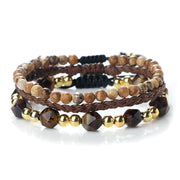 Creative Three-piece Woven Bracelet Adjustable – Jewelry Gift Ideas — 13