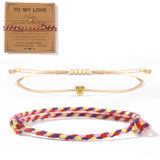 Bracelet Fashion Suit Cotton String Woven – Stylish Gifts — 4