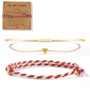 Bracelet Fashion Suit Cotton String Woven – Stylish Gifts — 4